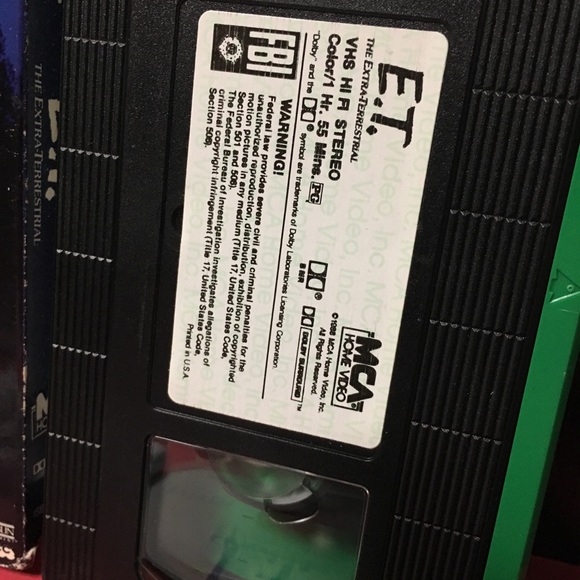 E.T. Extra Terrestrial VINTAGE 80s VHS, Read Along CD, Tape - Picture 6 of 10